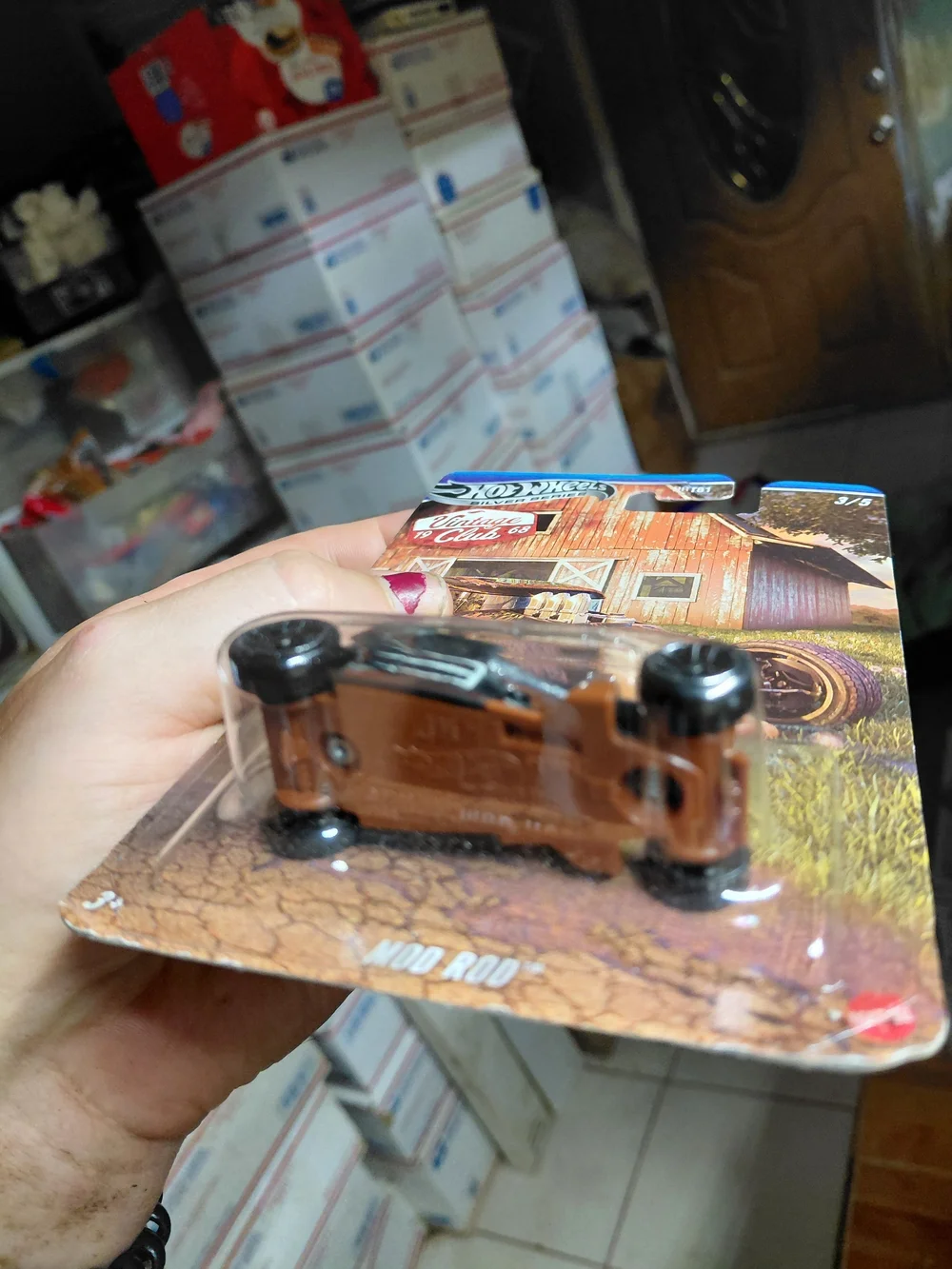 This Hot Wheels Mod Rod is part of the 2026 Silver Series HW Vintage Club collec